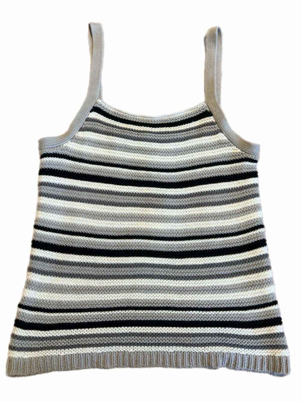 NWT Pink Rose Striped Knit Tank Top